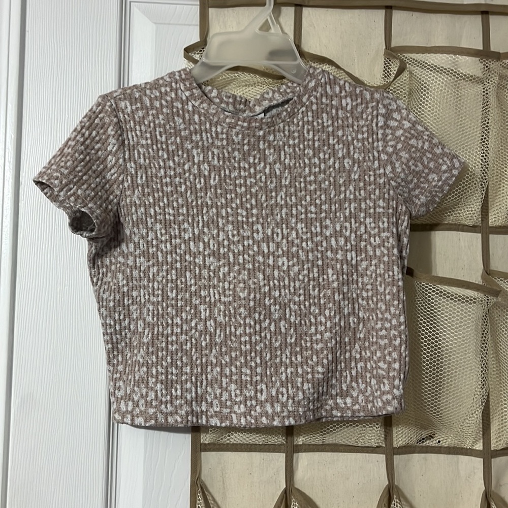 Rue21 The Cozy Collection Cheetah Print Crop Top